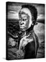 A Boy of the Karo Tribe. Omo Valley (Ethiopia)-Joxe Inazio Kuesta-Stretched Canvas