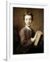 A Boy with a Book, C1740-Jean-Baptiste Perronneau-Framed Giclee Print