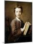 A Boy with a Book, C1740-Jean-Baptiste Perronneau-Mounted Giclee Print