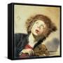 A Boy with a Viol-Frans Hals-Framed Stretched Canvas