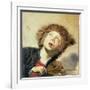 A Boy with a Viol-Frans Hals-Framed Giclee Print