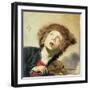 A Boy with a Viol-Frans Hals-Framed Premium Giclee Print