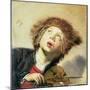 A Boy with a Viol-Frans Hals-Mounted Giclee Print