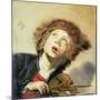 A Boy with a Viol-Frans Hals-Mounted Giclee Print