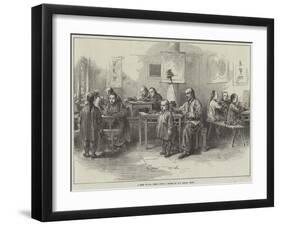 A Boys School, Pekin-Arthur Hopkins-Framed Giclee Print