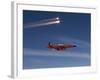 A BQM-74 Target Drone Fires Flares-Stocktrek Images-Framed Photographic Print