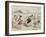 A Bracing Day at the Seaside-John Leech-Framed Giclee Print