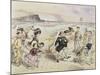 A Bracing Day at the Seaside-John Leech-Mounted Giclee Print