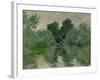 A Branch of the Seine, 1878-Claude Monet-Framed Giclee Print