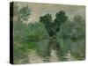 A Branch of the Seine, 1878-Claude Monet-Stretched Canvas