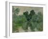 A Branch of the Seine, 1878-Claude Monet-Framed Giclee Print