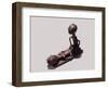 A brass weight which was used for weighing gold dust-null-Framed Giclee Print