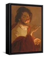 A Bravo Smoking-Hendrick Ter Brugghen-Framed Stretched Canvas
