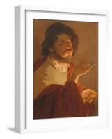 A Bravo Smoking-Hendrick Ter Brugghen-Framed Giclee Print