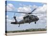 A Brazilian Air Force UH-60L Black Hawk at Natal Air Force Base, Brazil-Stocktrek Images-Stretched Canvas