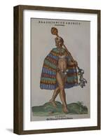 A Brazilian from America, 1577-null-Framed Giclee Print