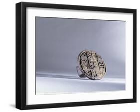 A bread stamp of the kind that was used to mark all loaves sold publicly in Constantinople-null-Framed Giclee Print