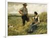 A Break from the Harvest-Julien Dupre-Framed Giclee Print