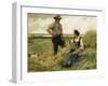 A Break from the Harvest-Julien Dupre-Framed Giclee Print