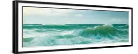 A Breaking Wave, 1894-David James-Framed Giclee Print