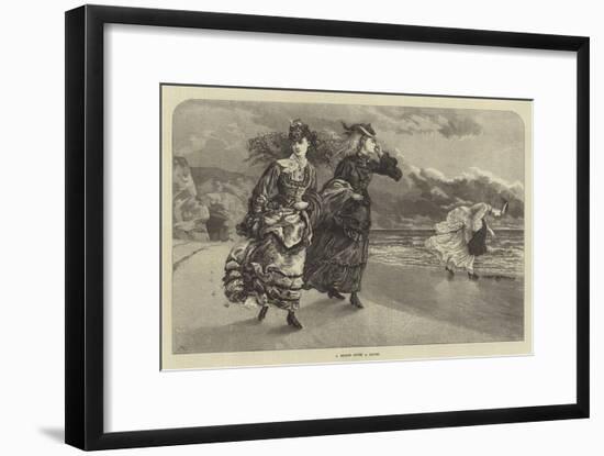 A Breeze after a Bathe-Walter Duncan-Framed Giclee Print