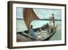 A Breezy Crossing, 1893-William H. Bartlett-Framed Giclee Print