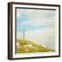 A Breezy Day, 1908-Charles Courtney Curran-Framed Giclee Print