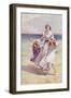 A Breezy Day at the Seaside-William Kay Blacklock-Framed Giclee Print