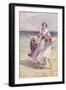 A Breezy Day at the Seaside-William Kay Blacklock-Framed Giclee Print