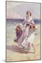 A Breezy Day at the Seaside-William Kay Blacklock-Mounted Giclee Print