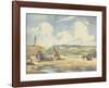 A Breezy day in the Harbour-Frank Sherwin-Framed Premium Giclee Print