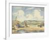 A Breezy day in the Harbour-Frank Sherwin-Framed Premium Giclee Print