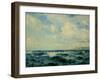 A Breezy Day Off the Isle of Wight, 1890-Henry Moore-Framed Giclee Print