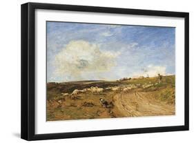 A Breezy Day-James Aumonier-Framed Premium Giclee Print