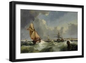 A Breezy Evening on the Mersey-William Callow-Framed Giclee Print