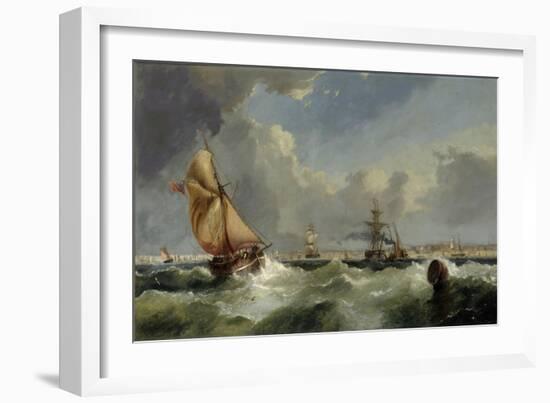 A Breezy Evening on the Mersey-William Callow-Framed Giclee Print