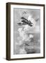 A Breguet French Biplane Bomber in Action, C1917-null-Framed Giclee Print