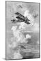 A Breguet French Biplane Bomber in Action, C1917-null-Mounted Giclee Print