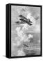 A Breguet French Biplane Bomber in Action, C1917-null-Framed Stretched Canvas