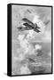 A Breguet French Biplane Bomber in Action, C1917-null-Framed Stretched Canvas