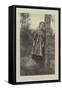 A Breton Girl, Evening-Frederick John Skill-Framed Stretched Canvas