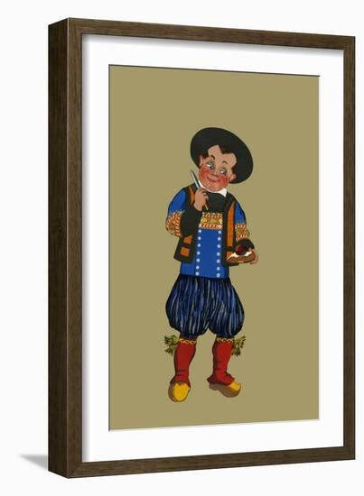 A Breton Toddler-Elizabeth Whitney Moffat-Framed Art Print