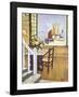 A Breton Window-Raymond Wintz-Framed Premium Giclee Print