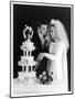 A Bride and Groom-null-Mounted Photographic Print