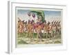 A Bride Is Carried to the Chief, from 'Brevis Narratio..', Engraved by Theodore De Bry-Jacques Le Moyne-Framed Giclee Print