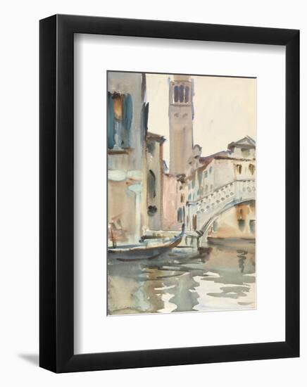 A Bridge and Campanile, Venice, 1902/04-John Singer Sargent-Framed Art Print