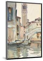 A Bridge and Campanile, Venice, 1902/04-John Singer Sargent-Mounted Art Print