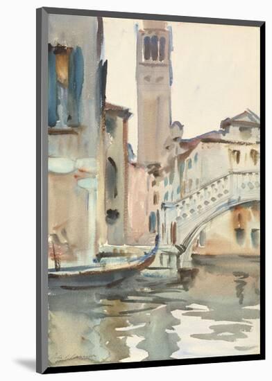 A Bridge and Campanile, Venice, 1902/04-John Singer Sargent-Mounted Art Print
