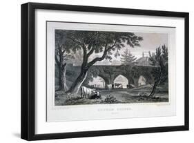 A Bridge at Eltham Palace, Kent, 1828-Henry Adlard-Framed Giclee Print