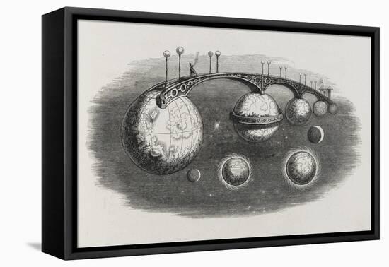 A Bridge Between Planets-Jean Gerard-Framed Stretched Canvas